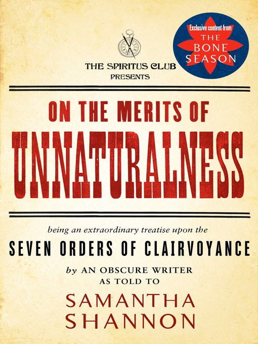 Title details for On the Merits of Unnaturalness by Samantha Shannon - Available